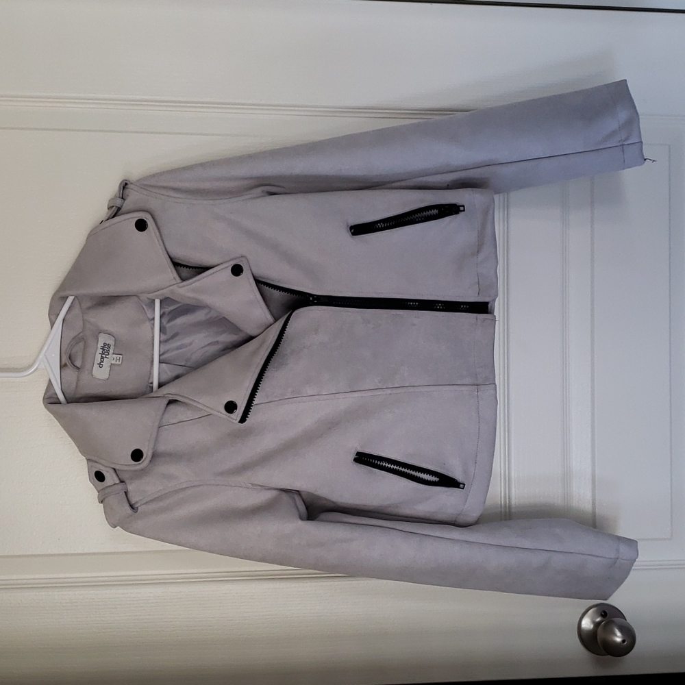Cropped Suede Jacket